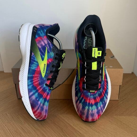 Brooks Launch 8 Rock N Roll Tie Dye Women Running Sneakers- SZ 9 - Picture 5 of 16